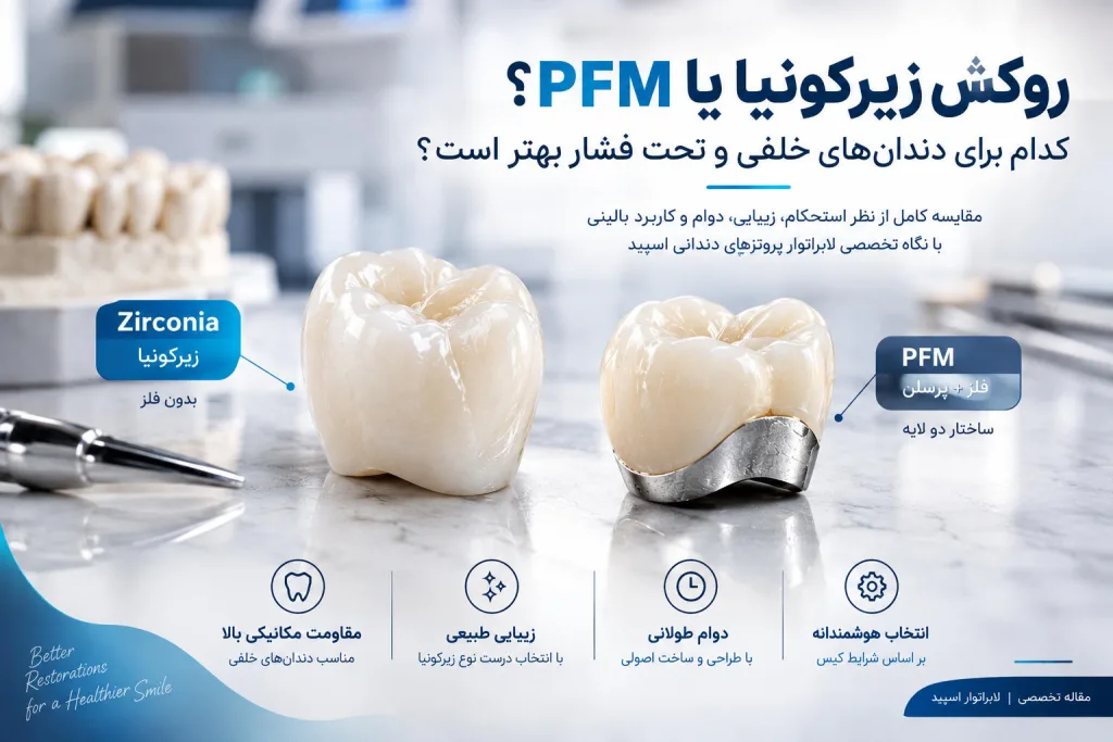 روکش زیرکونیا یا PFM؟ روکش زیرکونیا یا PFM؟